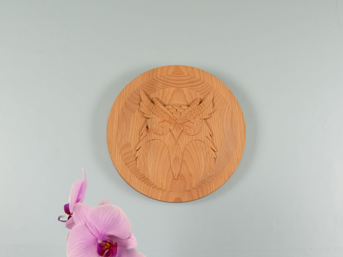 Wooden Owl Decor,Wall decor,home decor,Wood relief sculpture ,Wood Wall Hanging, Wood Carving,living,Home Decoration