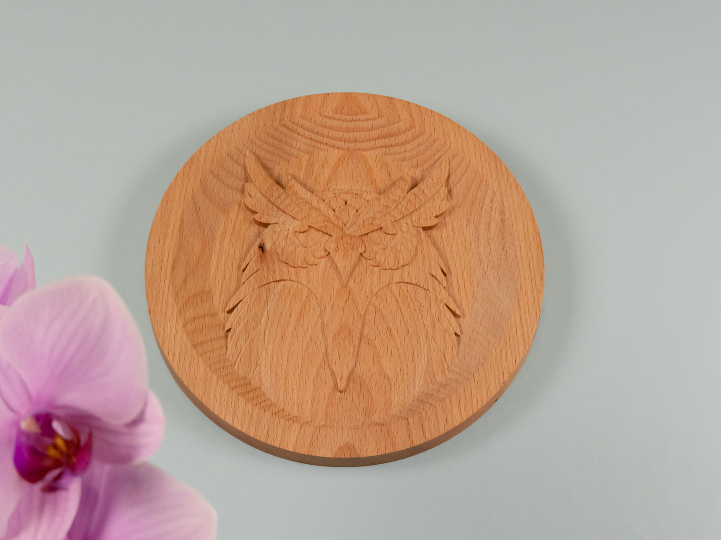Wooden Owl Decor,Wall decor,home decor,Wood relief sculpture ,Wood Wall Hanging, Wood Carving,living,Home Decoration