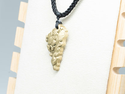 brass dragon pendant necklace,brass necklace,Vintage brass ,charm necklace,brass jewelry,deer necklace,gift for her ,gift for him
